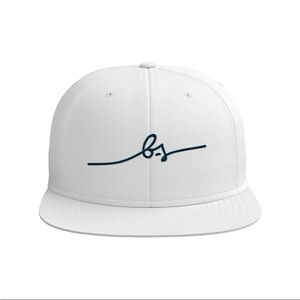 Boston Scott White Snap Back Hat